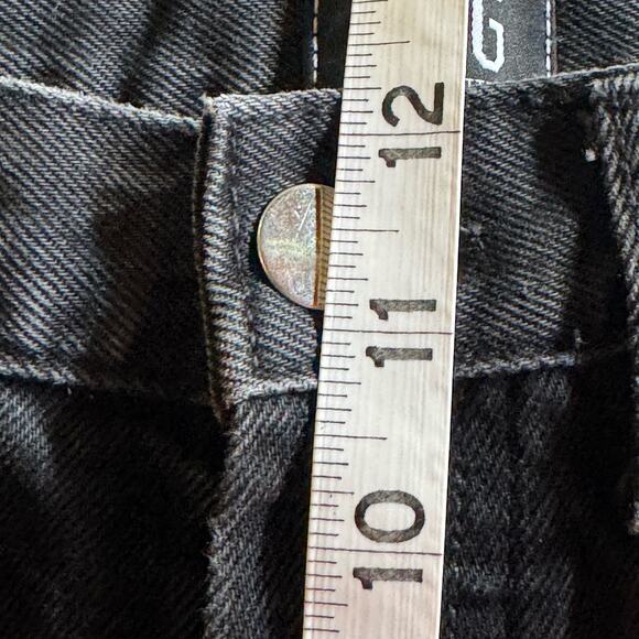 BDG‎ Relaxed Straight Jean Size 28 High Rise Distressed Grunge Streetwear Goth - Picture 10 of 11